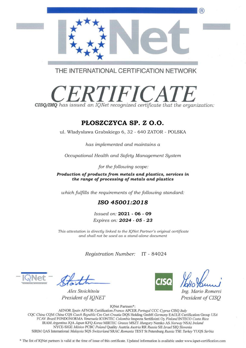 ISO 45001 IQNET